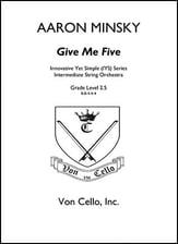 Give Me Five Orchestra sheet music cover